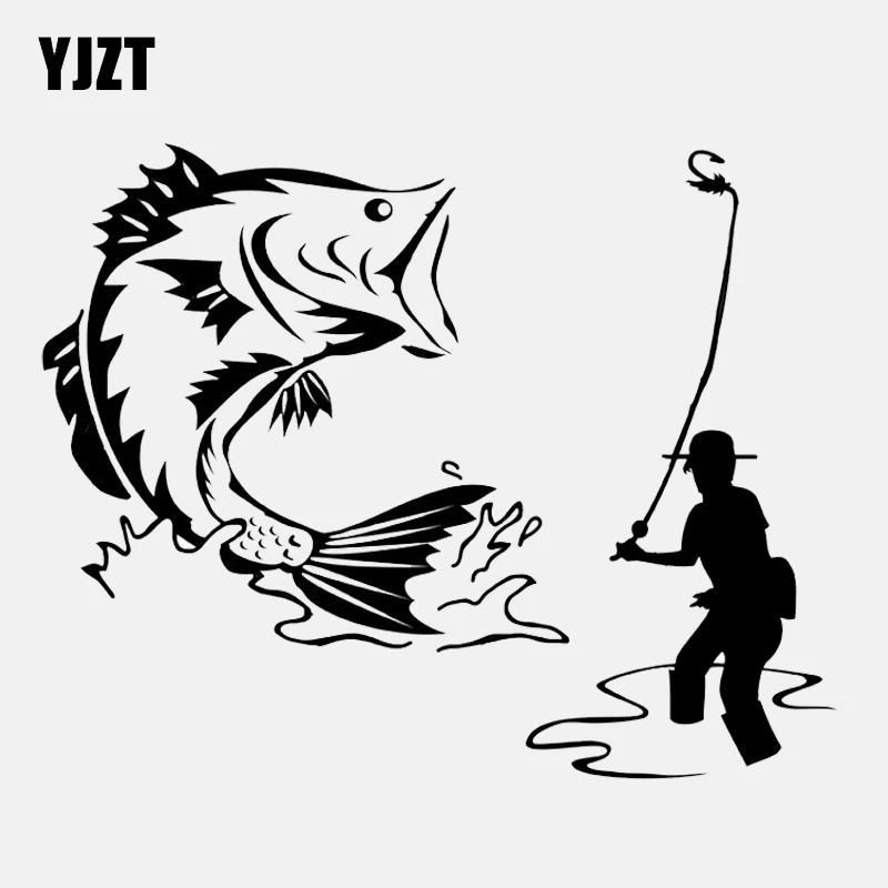 YJZT 14.7*11.8CM Coolest Sport Fishing Decor Car Sticker Vinyl Silhouette Bumper Car Window C12-1615
YJZT 14.7*11.8CM Coolest Sport Fishing Decor Car Sticker Vinyl Silhouette Bumper Car Window C12-1615