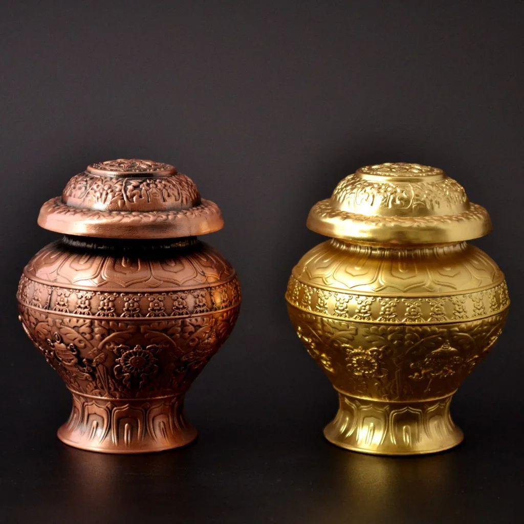 Tantric Buddhism Supplies Fantastic delicate Eight Auspicious Symbols Treasured Vase Temple Solemn Ceremony Holy Water Bottle
Tantric Buddhism Supplies Fantastic delicate Eight Auspicious Symbols Treasured Vase Temple Solemn Ceremony Holy Water Bottle