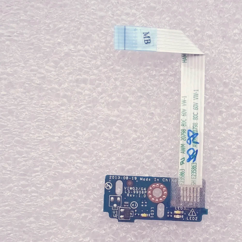 New Original LED Board w/Cable For Lenovo G500S G505S G510S Series,FRU 90005207 LS-9906P LS-9903P
New Original LED Board w/Cable For Lenovo G500S G505S G510S Series,FRU 90005207 LS-9906P LS-9903P