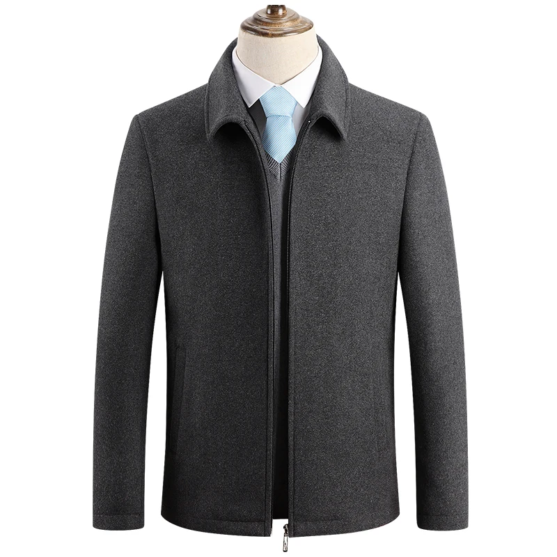 NEW Men Wool Trench Coat Business Casual Jacket Autumn Winter Cotton-padded Thicken Coat Warm Zipper Fleece Coat Windbreaker-C
NEW Men Wool Trench Coat Business Casual Jacket Autumn Winter Cotton-padded Thicken Coat Warm Zipper Fleece Coat Windbreaker-C