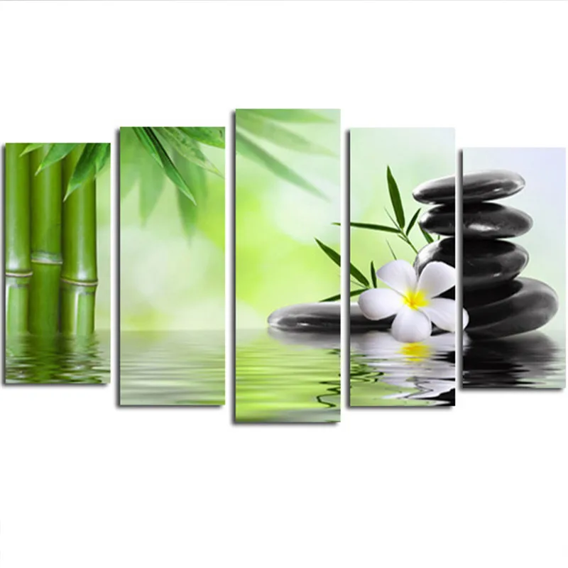 (No Frame) 5 Piece Bamboo Stone Scenery Modern Home Wall Decor Canvas Picture Art HD Print Painting On Canvas For Home Decor
(No Frame) 5 Piece Bamboo Stone Scenery Modern Home Wall Decor Canvas Picture Art HD Print Painting On Canvas For Home Decor