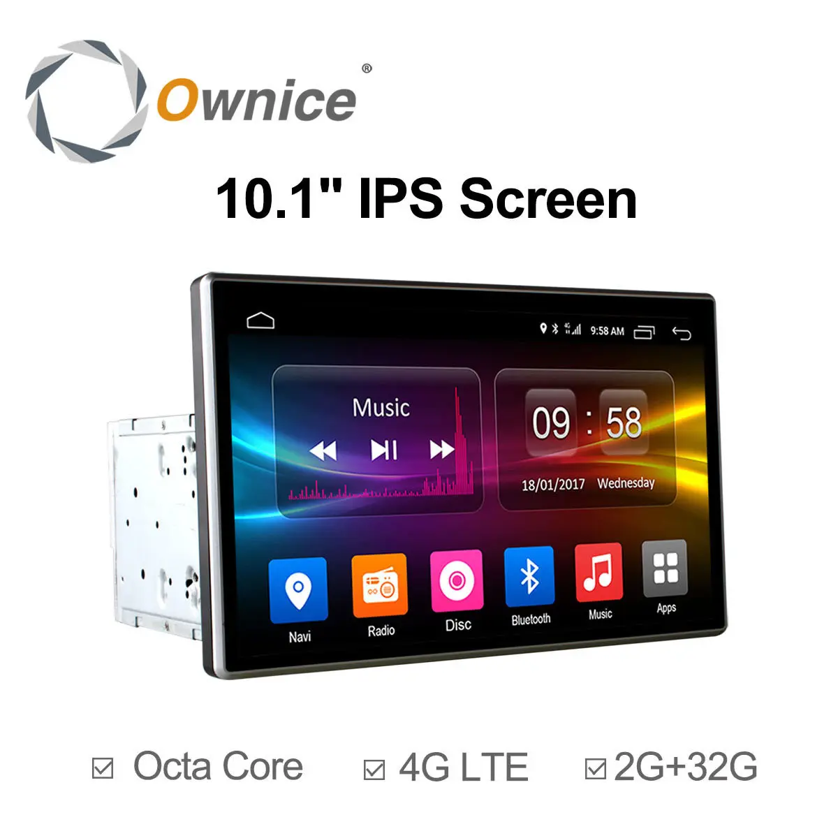 Ownice C500 2Din 10 1 дюймов HD android 6 0 8 ядерный универсальный автомобильный Радио Стерео dvd