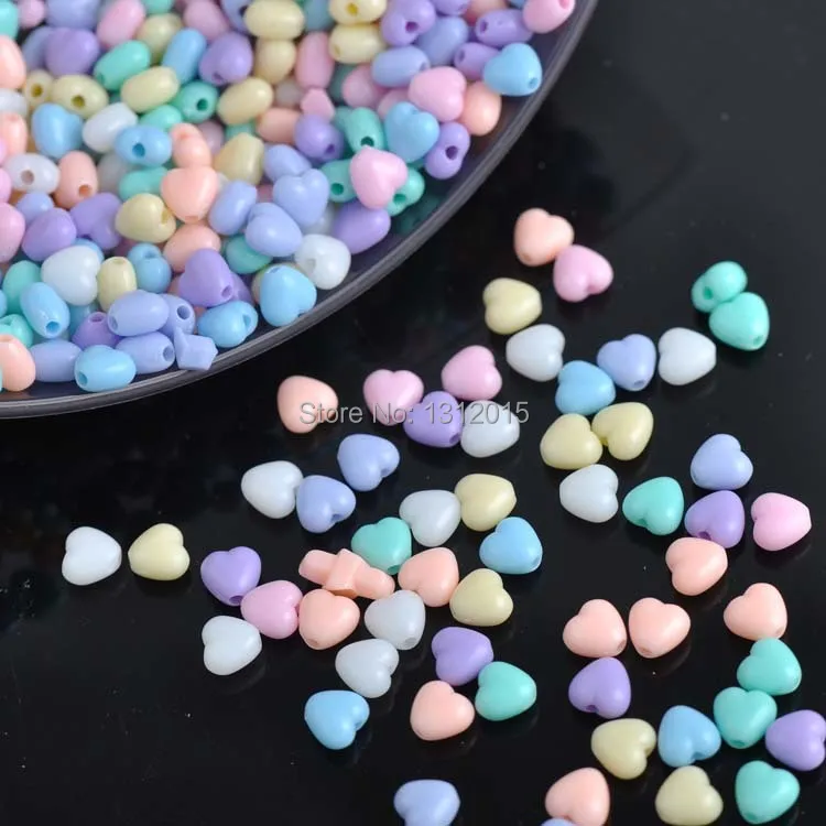 Wholesale 7x7mm 400pcs Mixed Color Acrylic charm Heart Spacer Beads For jewelry making DIY YKL0218
Wholesale 7x7mm 400pcs Mixed Color Acrylic charm Heart Spacer Beads For jewelry making DIY YKL0218