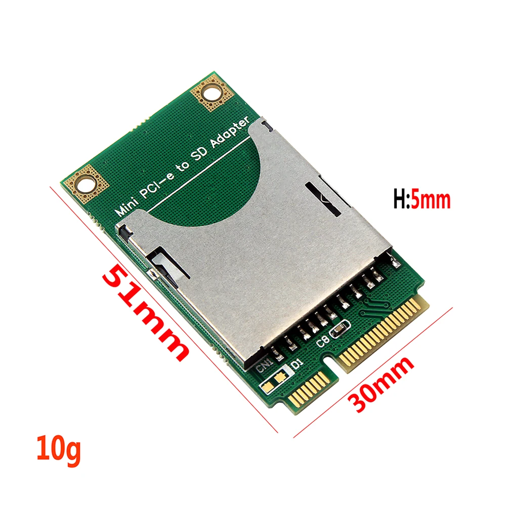 SD Card to MINI PCI-E Interface Port Adapter Mini PCI Express SSD SD Card Converter For Laptop Netbook
SD Card to MINI PCI-E Interface Port Adapter Mini PCI Express SSD SD Card Converter For Laptop Netbook
