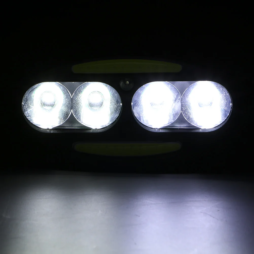 5 Modes 4*XML-T6 +2*COB Headlamp USB Rechargeable Induction LED Bicycle Head Light 18650 Lamp Outdoor Camping Lantern Flashlight 
5 Modes 4*XML-T6 +2*COB Headlamp USB Rechargeable Induction LED Bicycle Head Light 18650 Lamp Outdoor Camping Lantern Flashlight