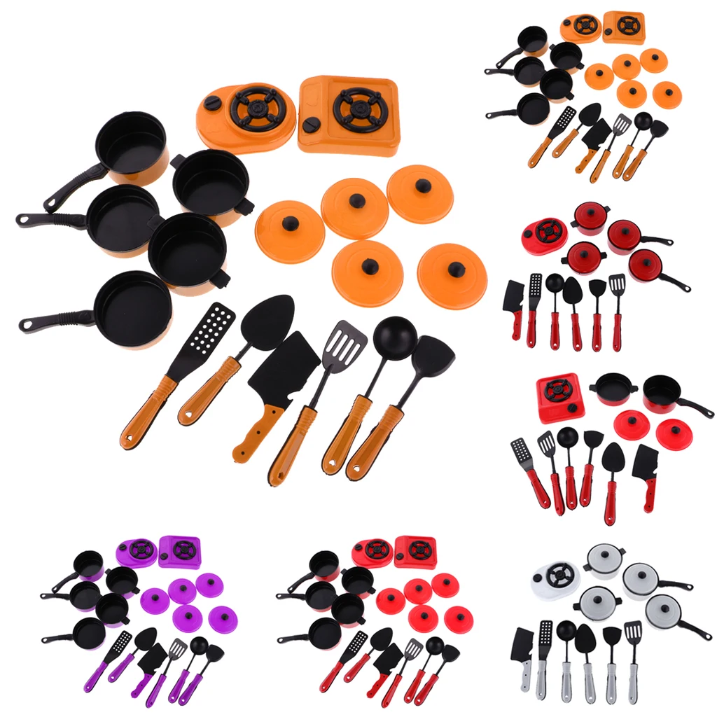 New 9/11/13 Pcs/Set Plastic Dollhouse Simulation Kitchen Cookware Set Kids Kitchen Toys Cooking Play Toy for Kids Classic Gift
New 9/11/13 Pcs/Set Plastic Dollhouse Simulation Kitchen Cookware Set Kids Kitchen Toys Cooking Play Toy for Kids Classic Gift