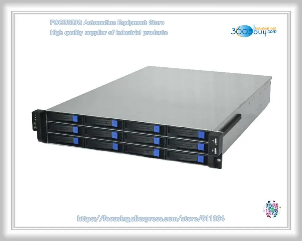 2U Hot-swappable Server Chassis 2U12 Disk Hot-swappable Storage Chassis Double To Powerful Board
2U Hot-swappable Server Chassis 2U12 Disk Hot-swappable Storage Chassis Double To Powerful Board