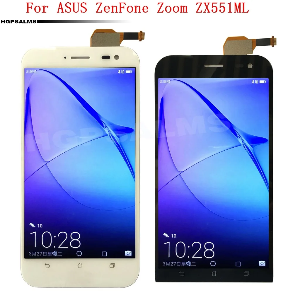 Для Asus Zenfone Zoom ZX551ML ЖК дисплей с сенсорным экраном дигитайзер в сборе