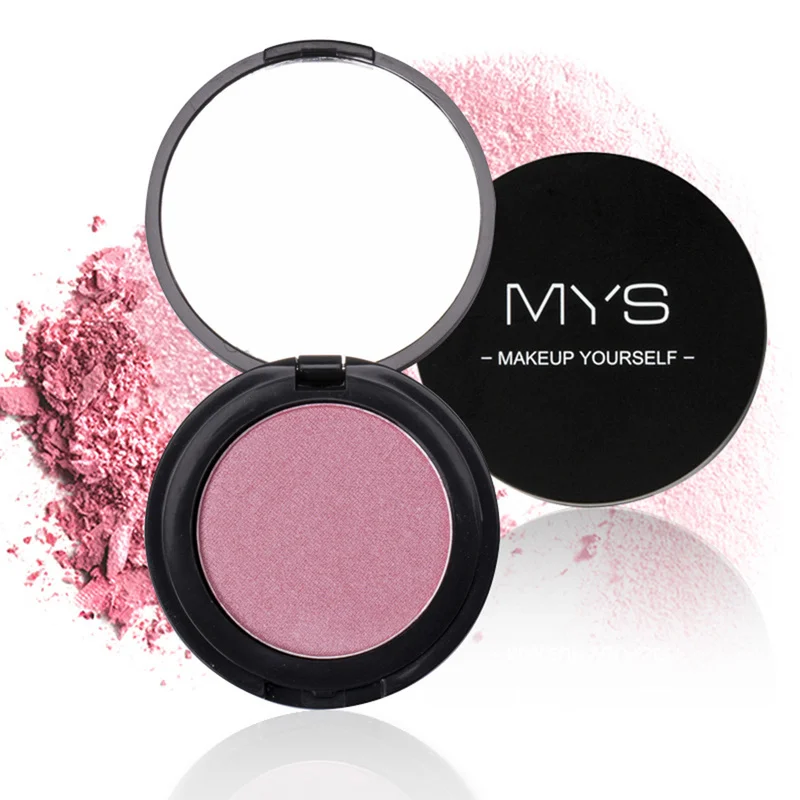 Фото Брендовая палитра для макияжа MYS 6 цветов румяна с одним минеральным эффектом
