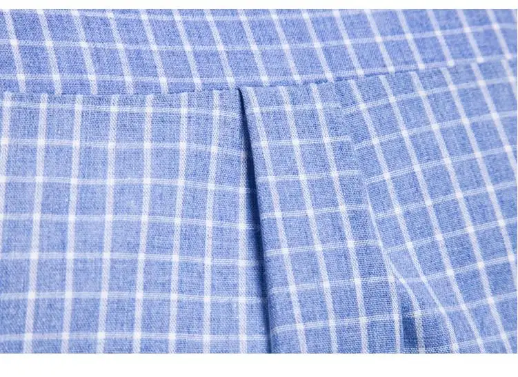 Plaid Shirts Men Stand collar Linen Cotton Casual Men's clothing Social Shirt Shirts Blouse Men Summer New
Plaid Shirts Men Stand collar Linen Cotton Casual Men's clothing Social Shirt Shirts Blouse Men Summer New