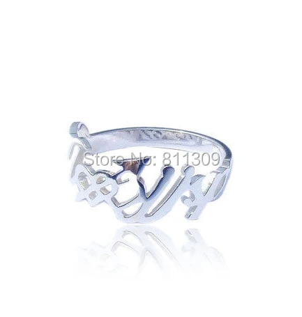 925 пробы Серебряное кольцо с именем на заказ|name ring|personalized name ringpersonalized ring |