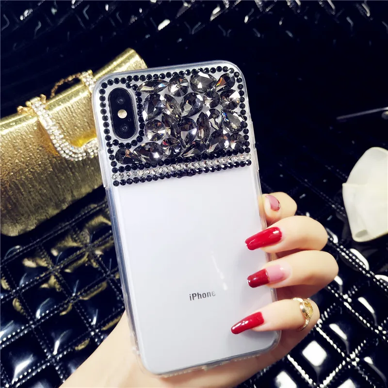 Роскошный Блестящий Прозрачный чехол для телефона Huawei P8 P9 P10 P20 Lite Plus Mate7 8 9 10 со