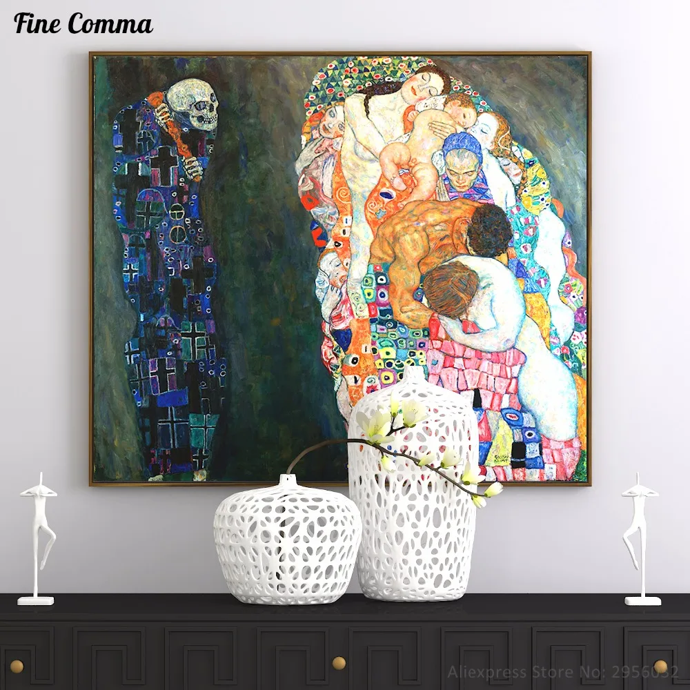 Death and Life Morte e Vita Gustav Klimt handmade Hand painted Oil Painting Reproduction Print Poster Canvas Wall Art Home Decor
Death and Life Morte e Vita Gustav Klimt handmade Hand painted Oil Painting Reproduction Print Poster Canvas Wall Art Home Decor