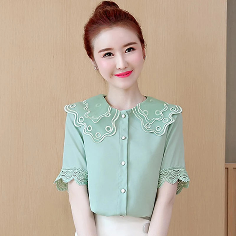 Fashion Women Short Sleeve Shirt New Slim Elegant Blouses Shirts Ladies White Chiffon Office Work Large Size XXXL Clothes Tops
Fashion Women Short Sleeve Shirt New Slim Elegant Blouses Shirts Ladies White Chiffon Office Work Large Size XXXL Clothes Tops