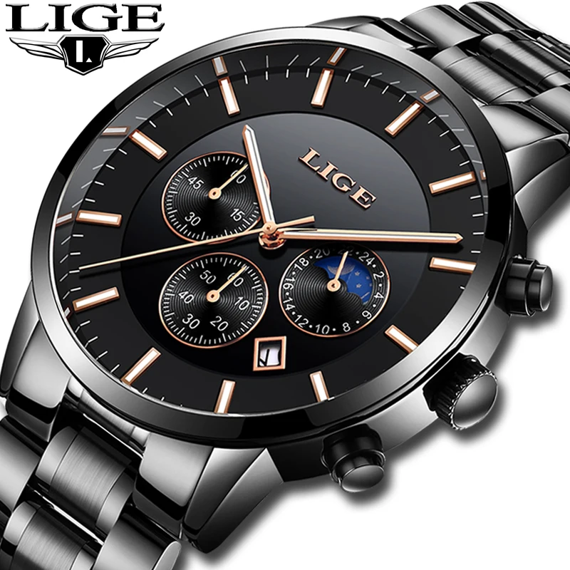 2020 LIGE Watch Men Fashion Casual Sports Quartz Clock Top Brand Luxury Mens Watches Business Waterproof Date Watch Reloj Hombre
2020 LIGE Watch Men Fashion Casual Sports Quartz Clock Top Brand Luxury Mens Watches Business Waterproof Date Watch Reloj Hombre