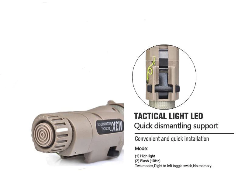 Element L-3 Warrior Systems Flash light M3X Tactical Illuminator torch IR Filter Long new Version (EX175)
Element L-3 Warrior Systems Flash light M3X Tactical Illuminator torch IR Filter Long new Version (EX175)