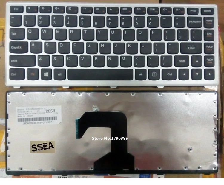 SSEA Новая Клавиатура США с серебряной рамкой для Lenovo IdeaPad S300 S400 S405 S400T S400u Серия Клавиатура для ноутбука
SSEA Новая Клавиатура США с серебряной рамкой для Lenovo IdeaPad S300 S400 S405 S400T S400u Серия Клавиатура для ноутбука