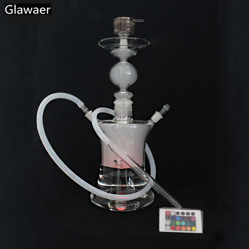83001 Hight Borosilicate Art Glass Hookah and shisha With 12Colors LED Light / Smoking water pipes for health new style
83001 Hight Borosilicate Art Glass Hookah and shisha With 12Colors LED Light / Smoking water pipes for health new style