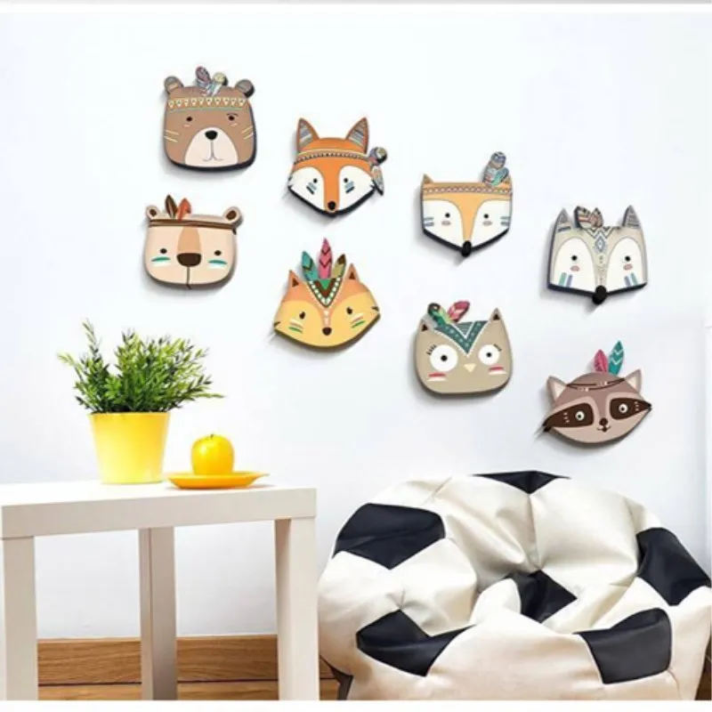 Ins Nordic Style Wooden Animal Head Furniture Ornament Wall Decor Miniatures Baby Kids Room Decoration Photography Props Gifts
Ins Nordic Style Wooden Animal Head Furniture Ornament Wall Decor Miniatures Baby Kids Room Decoration Photography Props Gifts