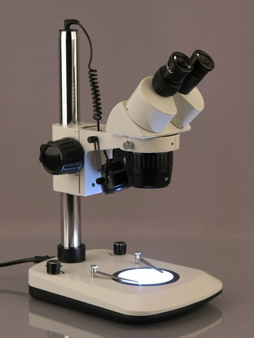 Multi Power Stereo Microscope--AmScope Supplies New 10X & 30X Dual Lit 6W LED Binocular Microscope | Инструменты