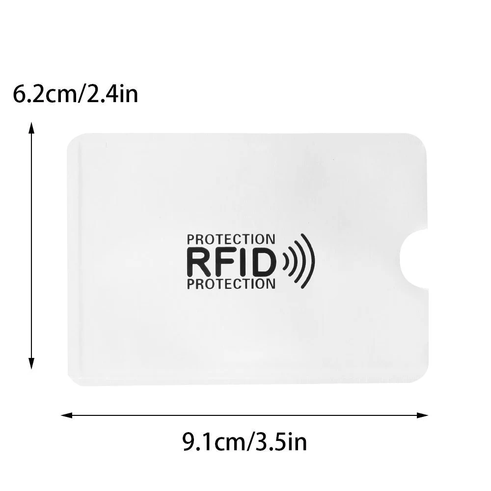 1 шт. защитный чехол для кредитных карт с защитой от радиочастотной идентификации