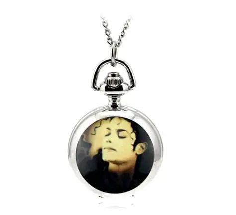 good quality silver classic Michael Jackson quartz Pocket Watch Necklace For Child Man Woman Children best gift
good quality silver classic Michael Jackson quartz Pocket Watch Necklace For Child Man Woman Children best gift