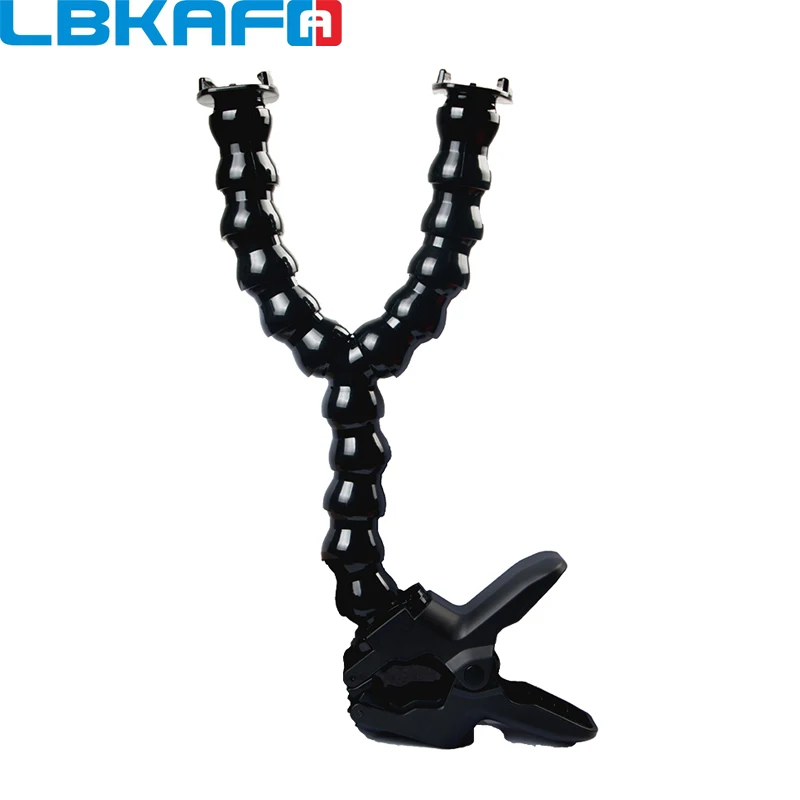 LBKAFA Jaws Flex Clamp Mount Stand Holder with Double Gooseneck Handheld for GoPro 8 7 6 SJCAM SJ6 SJ8 DJI SJ4000 SJ5000 DJI
LBKAFA Jaws Flex Clamp Mount Stand Holder with Double Gooseneck Handheld for GoPro 8 7 6 SJCAM SJ6 SJ8 DJI SJ4000 SJ5000 DJI