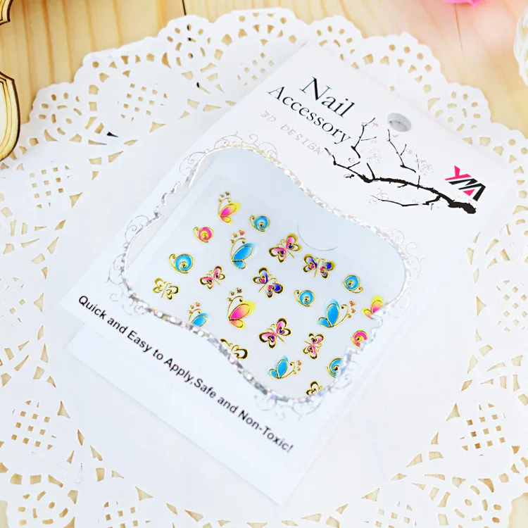 S A L E !!! Popular 30 Sheets 3D Nail Art Nail Art Stickers Decals Transfers Butterfly Decal Decoration Self Adhesive Stickers 
S A L E !!! Popular 30 Sheets 3D Nail Art Nail Art Stickers Decals Transfers Butterfly Decal Decoration Self Adhesive Stickers