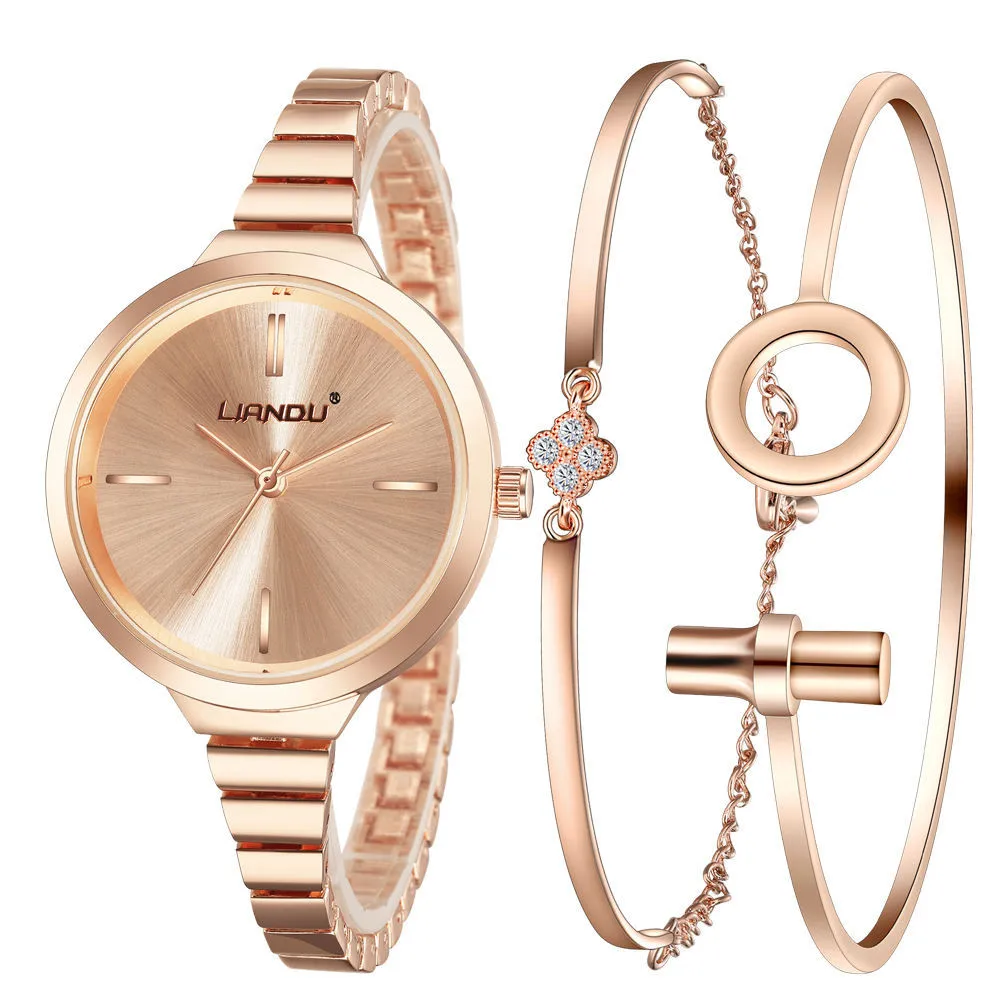 New Luxury Brand Rose Gold Women's Watches Bracelet Fashion Small Clock Quartz WristWatch Reloj Mujer Girls Valuable gift Hot *A
New Luxury Brand Rose Gold Women's Watches Bracelet Fashion Small Clock Quartz WristWatch Reloj Mujer Girls Valuable gift Hot *A