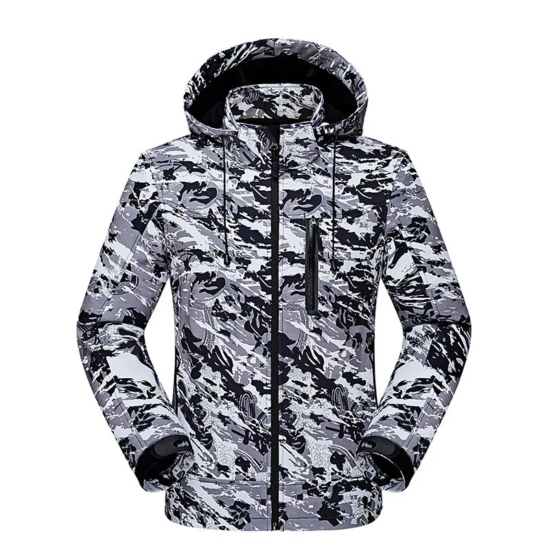 Spring autumn outdoor camouflage jacket men's single layer thin soft shell tactics waterproof large size mountaineering wear
Spring autumn outdoor camouflage jacket men's single layer thin soft shell tactics waterproof large size mountaineering wear