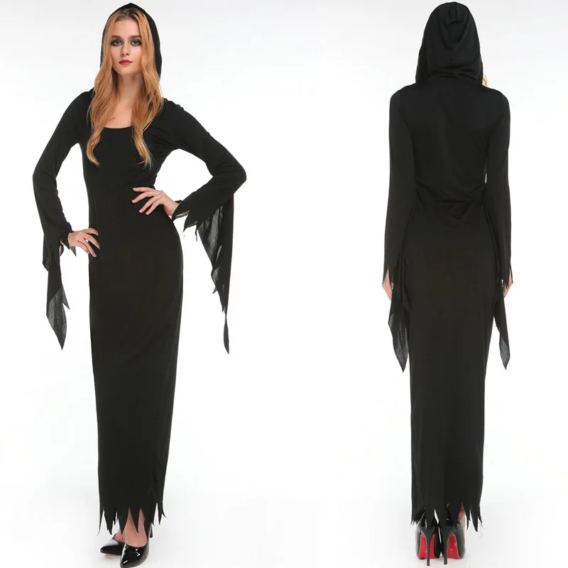 Halloween Costumes For Women Black Phantom Lady Queen Devil Witch Masquerade Deguisement Christmas Party Cosplay Costume
Halloween Costumes For Women Black Phantom Lady Queen Devil Witch Masquerade Deguisement Christmas Party Cosplay Costume