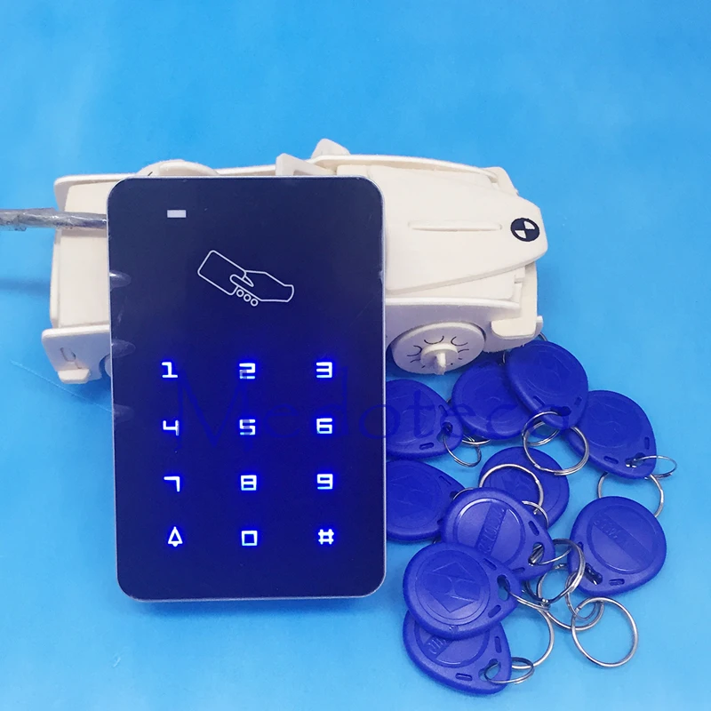 Free shipping+10 rfid tag+RFID Proximity Card Access Control System RFID/EM Keypad Card Access Control Door Opener touch keypad
Free shipping+10 rfid tag+RFID Proximity Card Access Control System RFID/EM Keypad Card Access Control Door Opener touch keypad