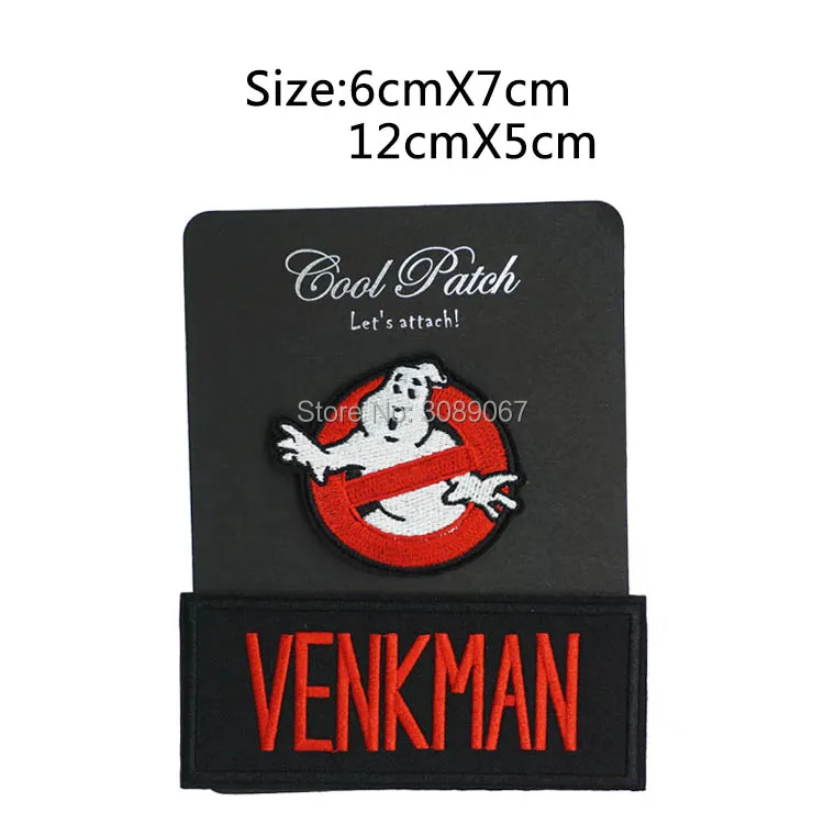 GHOSTBUSTERS без призрак фильм логотип VENKMAN название униформеный костюм с помощью