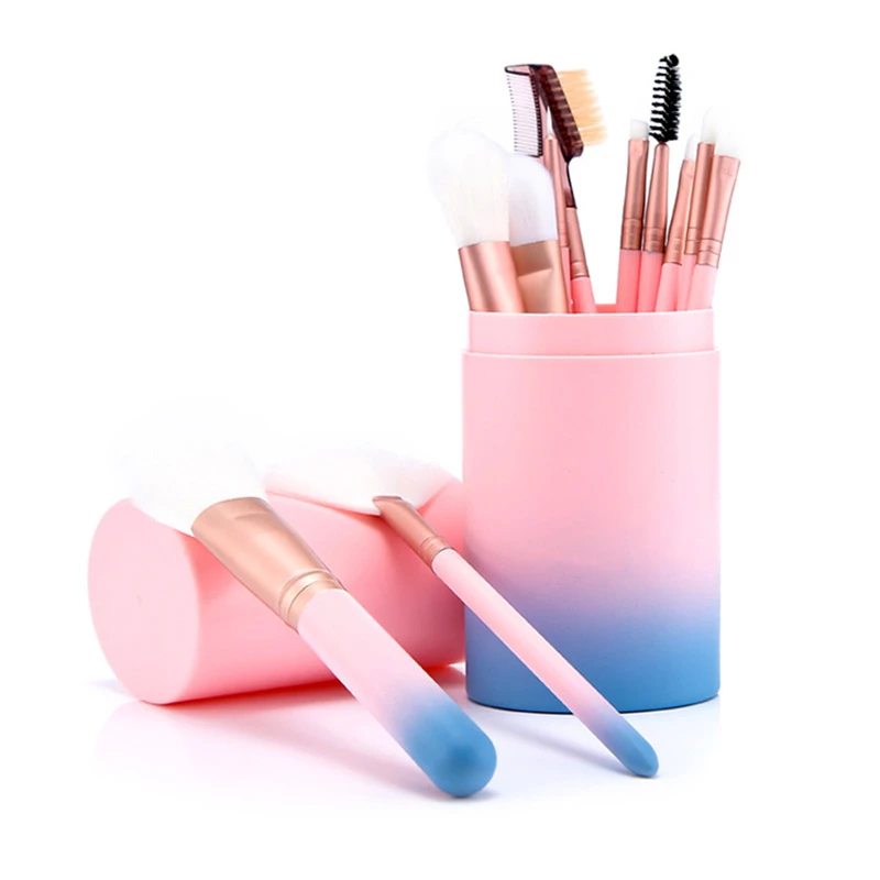 Good Fashion Women 12pcs Barrel Multicolor Makeup Brush Set Smooth Soft Taklon Hair Professional Make Up Artist Brush Tool Kit
Good Fashion Women 12pcs Barrel Multicolor Makeup Brush Set Smooth Soft Taklon Hair Professional Make Up Artist Brush Tool Kit