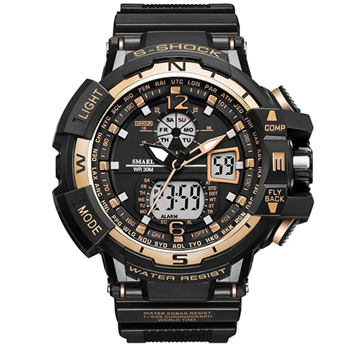 Top Brand Waterproof Sports Men Watches Shock Relogio Military Army Man Wristwatch Digital Montre Homme Electronic Clock
Top Brand Waterproof Sports Men Watches Shock Relogio Military Army Man Wristwatch Digital Montre Homme Electronic Clock