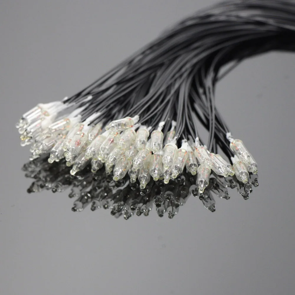 50PCS Clear 3.8mm Mini Bulbs Warm White 1.2V 1.5V 2V 2.5V 3V Mini Pre-Wired Grain of Wheat Bulbs
50PCS Clear 3.8mm Mini Bulbs Warm White 1.2V 1.5V 2V 2.5V 3V Mini Pre-Wired Grain of Wheat Bulbs