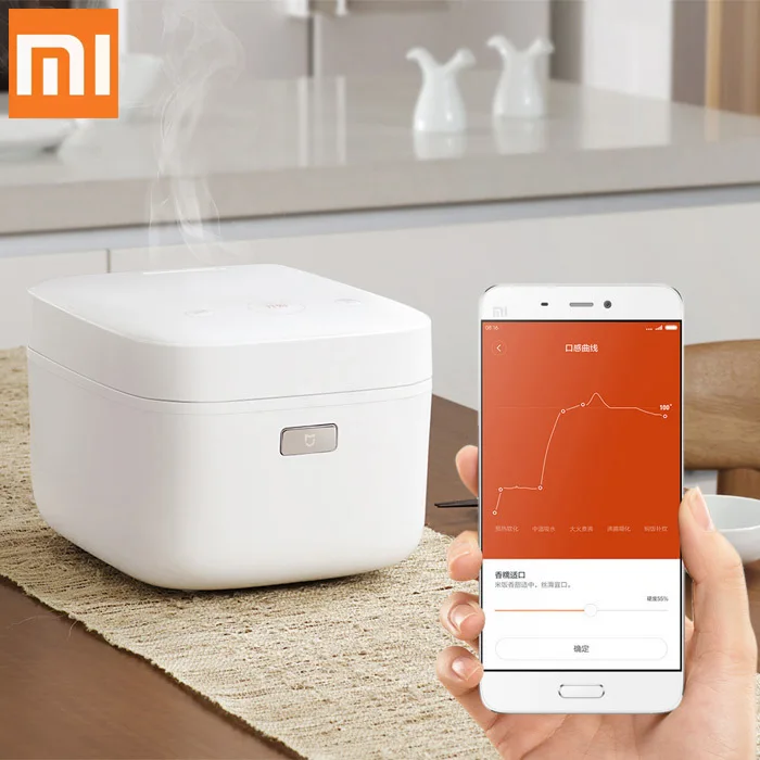 

Xiaomi Mijia IH 3L Smart Electric Rice Cooker Home Rice Cooker For 3~5 People Alloy Cast Iron Heating Cooker APP Remote Control