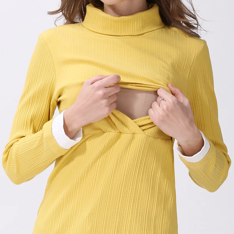 Turtleneck Maternity clothes nursing Breastfeeding Tops clothes for Pregnant Women Long Sleeve maternity T-shirts Free shipping
Turtleneck Maternity clothes nursing Breastfeeding Tops clothes for Pregnant Women Long Sleeve maternity T-shirts Free shipping