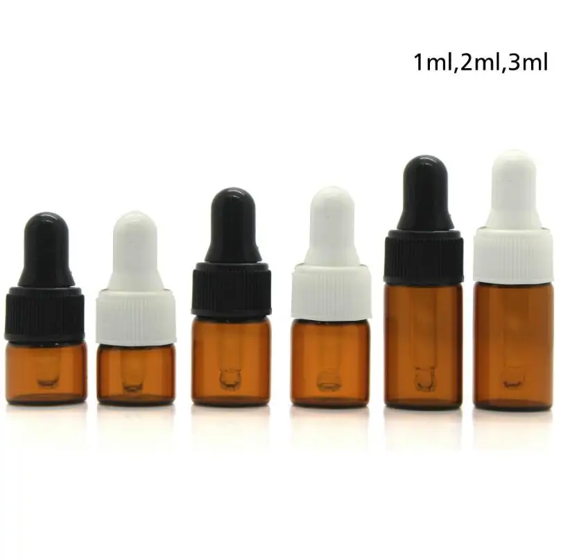 2000Pcs/Lot 1/2/3ml Mini Amber Glass Dropper Bottle Empty Portable Perfume Samples Essential Oil Bottle Cosmetic Bottle
2000Pcs/Lot 1/2/3ml Mini Amber Glass Dropper Bottle Empty Portable Perfume Samples Essential Oil Bottle Cosmetic Bottle