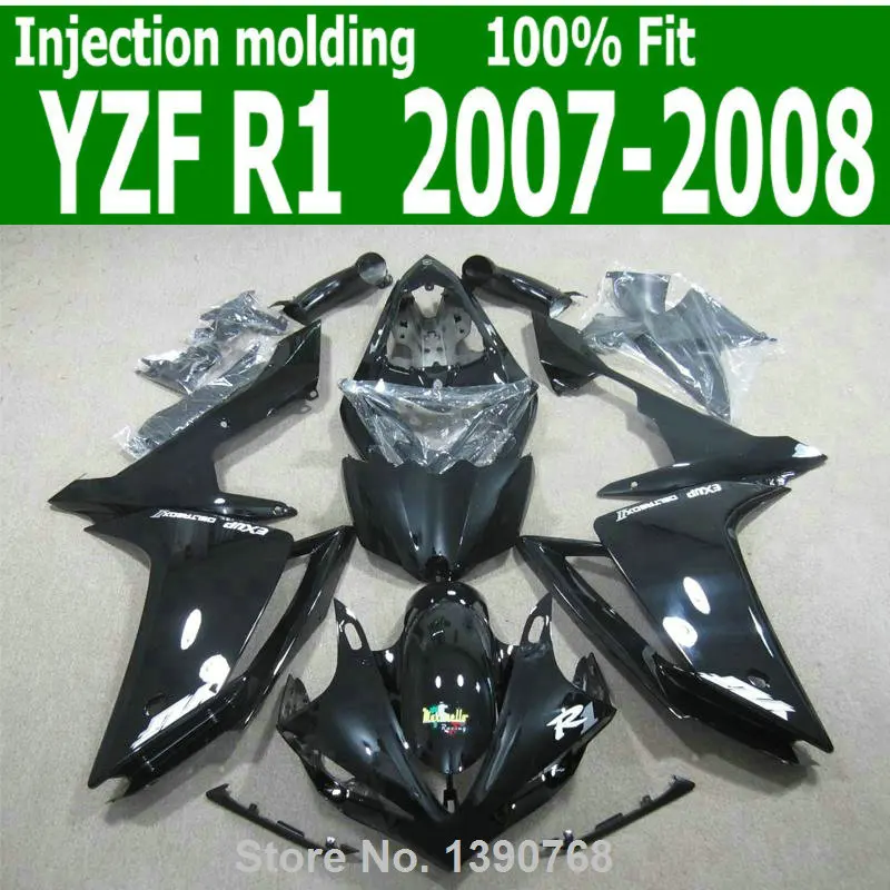 Обтекатели из АБС-пластика для YAMAHA YZF R1 07 - 08 (глянцевый черный), комплект обтекателей для литья под давлением CQ64
Обтекатели из АБС-пластика для YAMAHA YZF R1 07 - 08 (глянцевый черный), комплект обтекателей для литья под давлением CQ64