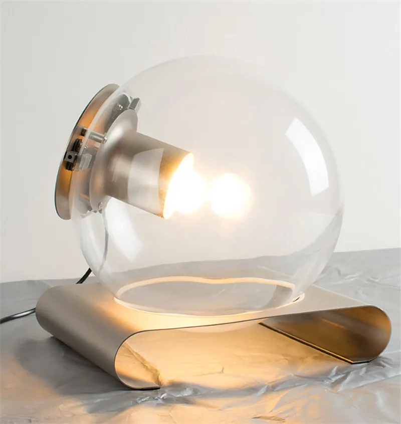 Modern Glass Balls Table Lamp Retro Round Desk Lamp For Bar Bedroom Beside Night Decor Indoor Hotel Home Table lighting TA008
Modern Glass Balls Table Lamp Retro Round Desk Lamp For Bar Bedroom Beside Night Decor Indoor Hotel Home Table lighting TA008
