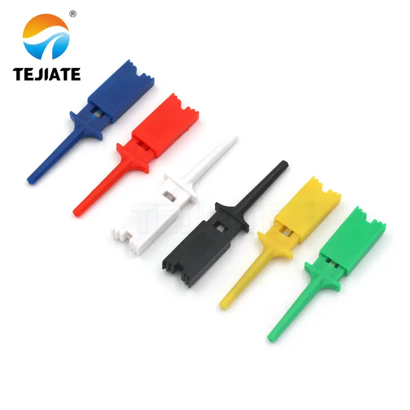 12ps Test Hooks Clips for Logic Analyzers Logic Test Clip Red Black Yellow Green Blue White Flattening Test Flat Hook Connection
12ps Test Hooks Clips for Logic Analyzers Logic Test Clip Red Black Yellow Green Blue White Flattening Test Flat Hook Connection