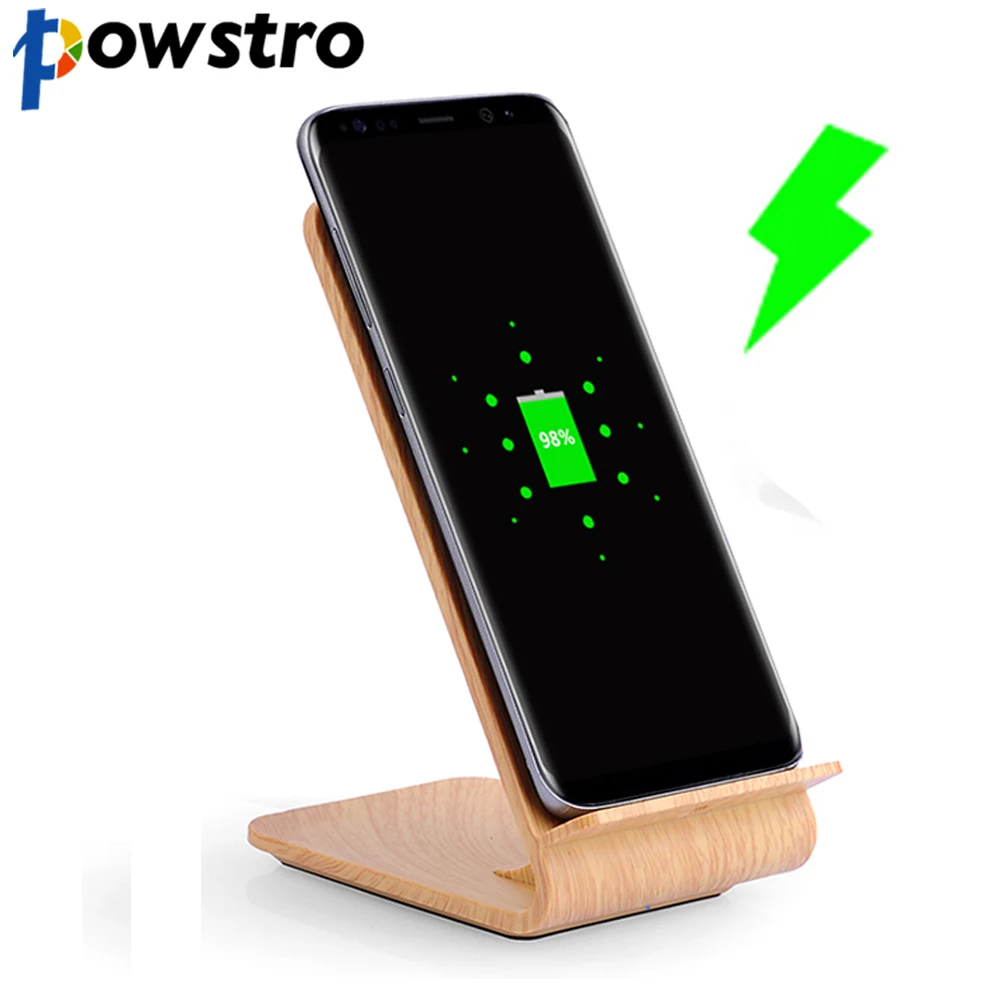 POWSTRO Wireless Qi Smart Phone Charger Phone Stand Fast Charging Phone Adapter Holder for iPhone X 8 Plus for Sumsang Note8 S8
POWSTRO Wireless Qi Smart Phone Charger Phone Stand Fast Charging Phone Adapter Holder for iPhone X 8 Plus for Sumsang Note8 S8
