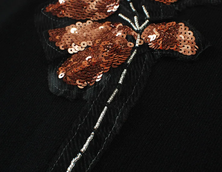 Rose sequined embroidered sweater + trousers knit two-piece 2019 Sutumn and winter new fashion suits women's clothing wj1849
Rose sequined embroidered sweater + trousers knit two-piece 2019 Sutumn and winter new fashion suits women's clothing wj1849