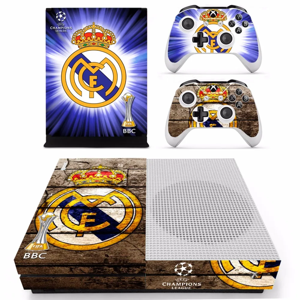 Футбольный Клуб Серии #6 Для Xbox One S Стикер Vinly Наклейку кожи для и 2 контроллера
