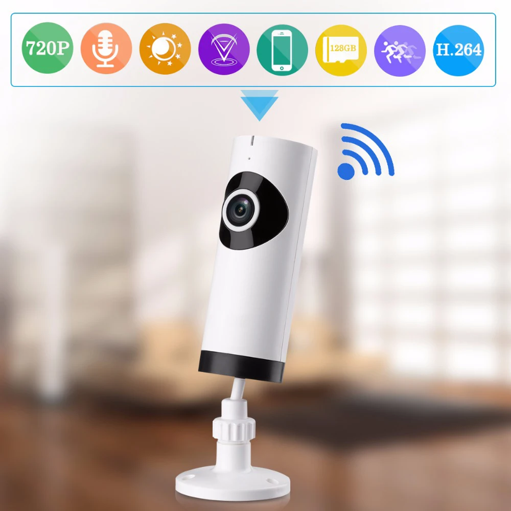 (1 pcs)180 degree 720P Panoramic WIFI Camera Night Version LED support APPs control Fish Eye Baby Monitor CCTV Video
(1 pcs)180 degree 720P Panoramic WIFI Camera Night Version LED support APPs control Fish Eye Baby Monitor CCTV Video
