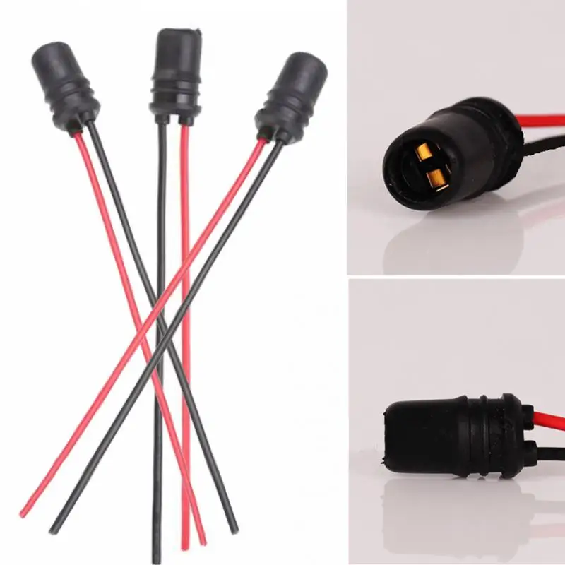 10pcs T10 5W Wedge Light Bulb Socket Holder Connector Adapter Rubber Bulb Base For Motorcycle/Car/Truck/Boat
10pcs T10 5W Wedge Light Bulb Socket Holder Connector Adapter Rubber Bulb Base For Motorcycle/Car/Truck/Boat