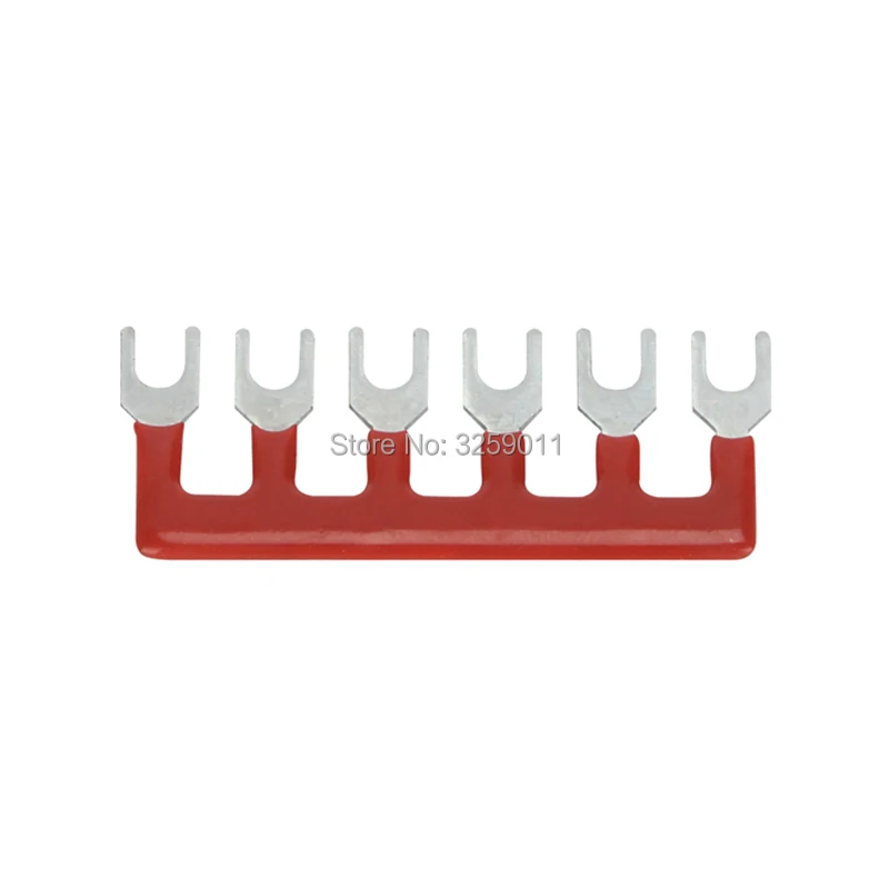100PCS TB2506 Suyep 6 Positions 25A Wire Connector Pre Insulated Fork Type Barrier Spades Terminal Strip Jumper Block
100PCS TB2506 Suyep 6 Positions 25A Wire Connector Pre Insulated Fork Type Barrier Spades Terminal Strip Jumper Block