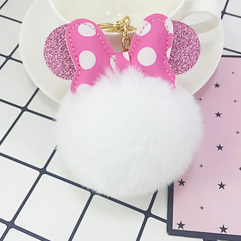 Fashion Style Rabbit Fur Pompon Ball Fluffy Fur Ball Key chain for Women For Car or Bag Key Ring Holder Jewelry YZ001
Fashion Style Rabbit Fur Pompon Ball Fluffy Fur Ball Key chain for Women For Car or Bag Key Ring Holder Jewelry YZ001