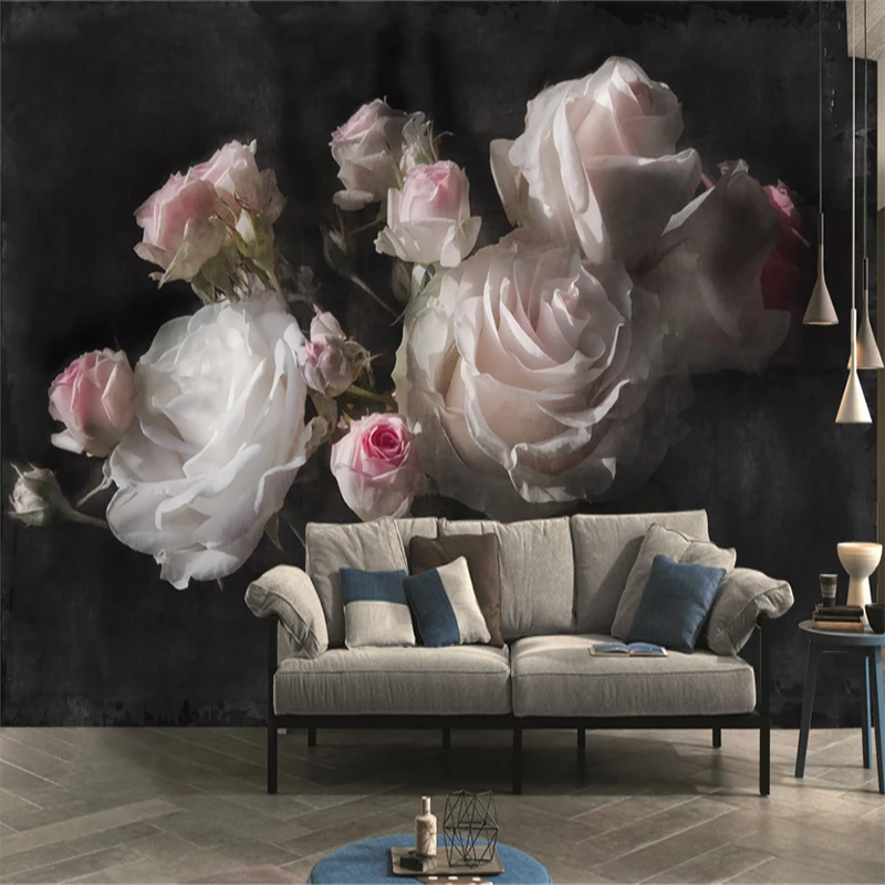 Custom Mural Wallpaper European Retro Rose Flowers Living Room Bedroom Background Wall Decoration Waterproof 3D Wallpaper Mural
Custom Mural Wallpaper European Retro Rose Flowers Living Room Bedroom Background Wall Decoration Waterproof 3D Wallpaper Mural